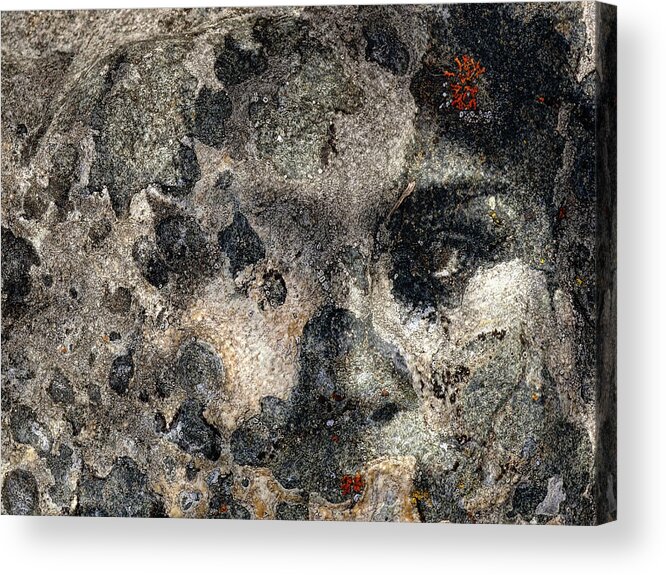 Rock Acrylic Print featuring the photograph Earth Memories - Stone # 7 by Ed Hall