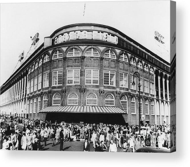 Historic Acrylic Print featuring the photograph Ebbets Field, Brooklyn, Nyc by Photo Researchers