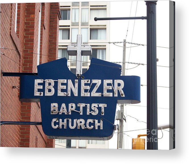 Ebenezer Baptist Church Acrylic Print featuring the photograph Ebenezer Baptist Church by Kevin Croitz