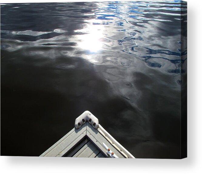Water Acrylic Print featuring the photograph Edge of the Dock 2 by Lyle Crump