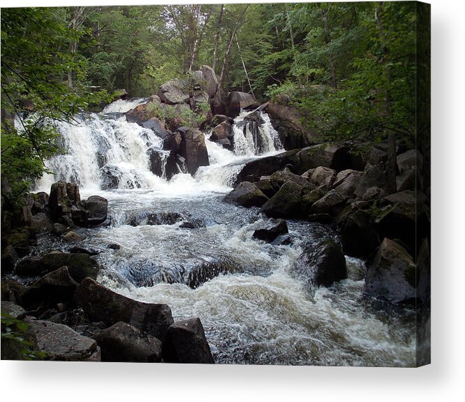 Elllis Falls Acrylic Print featuring the photograph Ellis Falls of Maine by Catherine Gagne