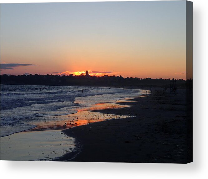 Island Acrylic Print featuring the photograph End of The Island Day 1 by Robert Nickologianis