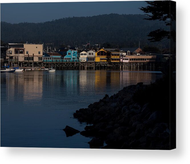 Monterey Acrylic Print featuring the photograph Evening in Monterey by Derek Dean