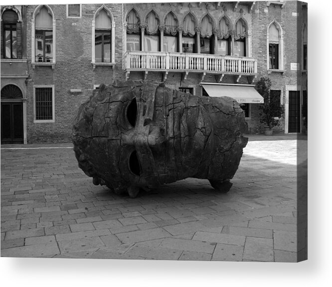 Venice Acrylic Print featuring the photograph Fallen by Mary Capriole