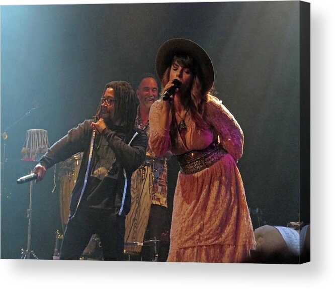 Thievery Corporation Acrylic Print featuring the photograph Feel the music by Aaron Martens