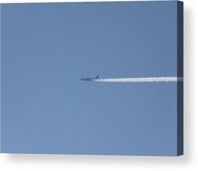 Plane Acrylic Print featuring the photograph Fellow Plane by Valerie Ornstein