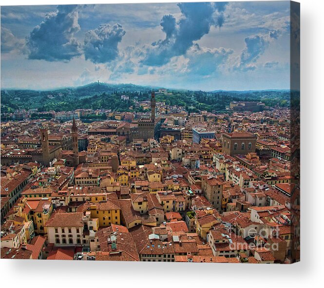 Florence Acrylic Print featuring the photograph Florence by Maria Rabinky