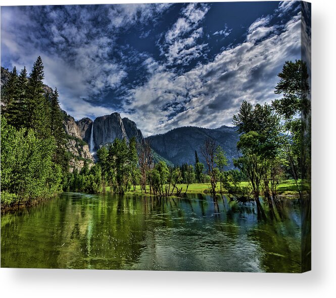 Yosemite Acrylic Print featuring the photograph Follow the River by Beth Sargent