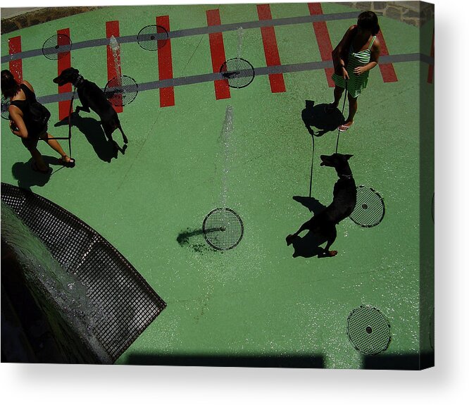 Fountain Acrylic Print featuring the photograph Fountain by Flavia Westerwelle