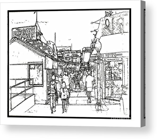 Balboa Fun Zone Acrylic Print featuring the photograph Fun Zone by Tom Griffithe