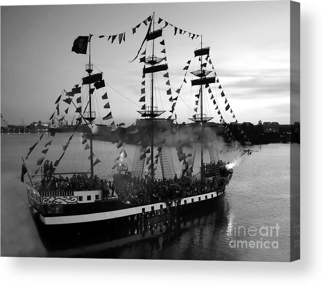 Pirates Acrylic Print featuring the photograph Gang of Pirates by David Lee Thompson