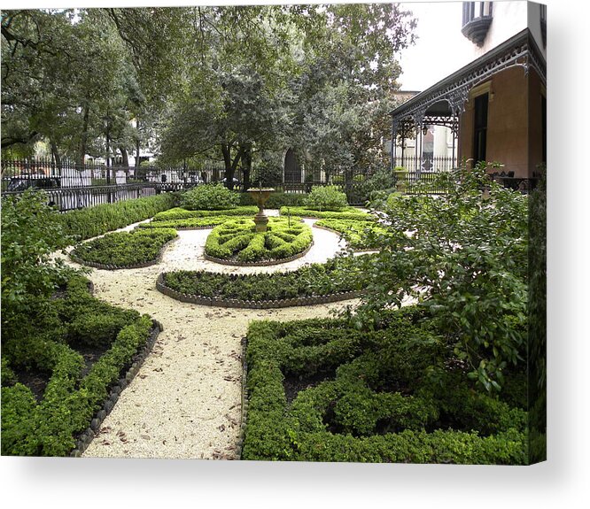 Savannah Acrylic Print featuring the photograph Garden Design by Kim Zwick