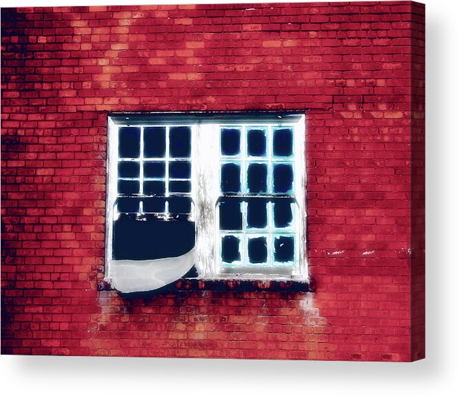 Window Acrylic Print featuring the photograph Ghostly Window by Frances Ann Hattier