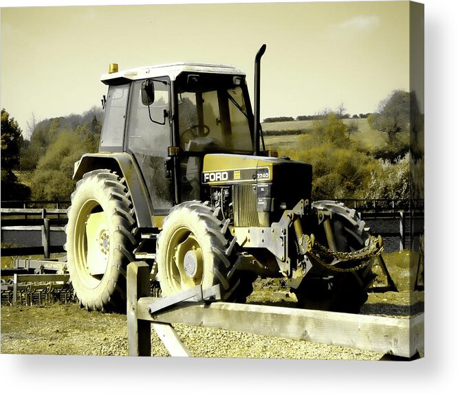 Countryside Acrylic Print featuring the photograph Golden Shades of the Countryside by Roberto Alamino