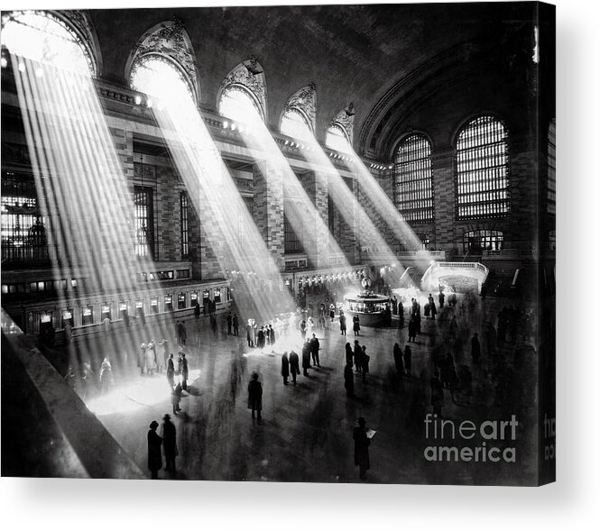 Grand Central Station Acrylic Print featuring the photograph Grand Central Station New York City by Jon Neidert