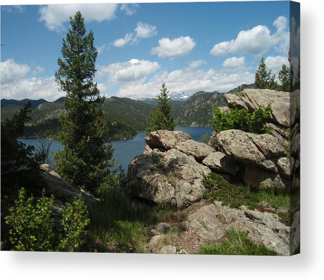 Landscape Acrylic Print featuring the photograph Gross Reservior by Dennis Boyd