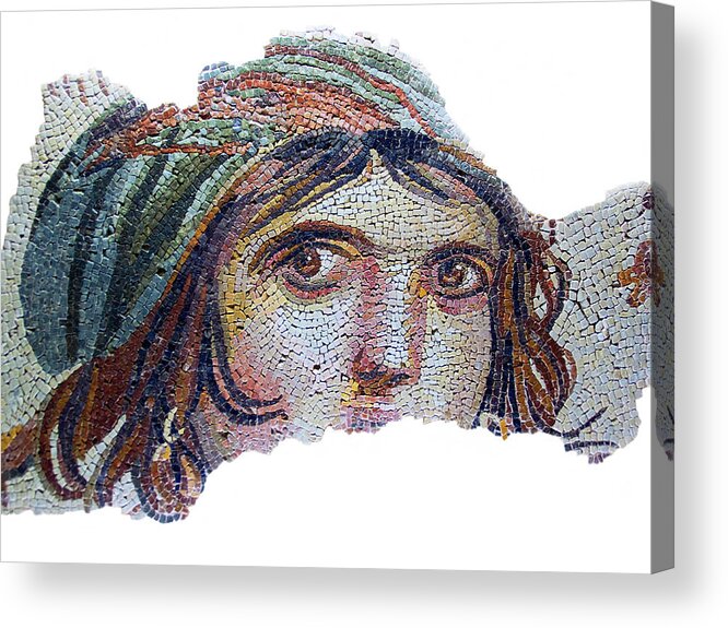 Turkey Acrylic Print featuring the photograph Gypsy Girl of Zeugma by Dennis Cox