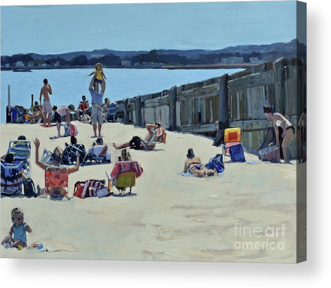 Southie Acrylic Print featuring the painting Hakuna Matata Southie Style by Deb Putnam