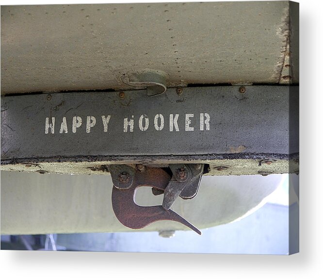 Richard Reeve Acrylic Print featuring the photograph Happy Hooker by Richard Reeve