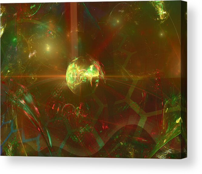 Art Acrylic Print featuring the digital art Here We Go Again by Jeff Iverson