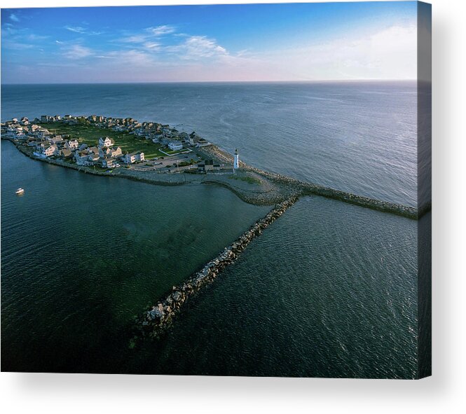 Lighthouse Acrylic Print featuring the photograph High Above by William Bretton