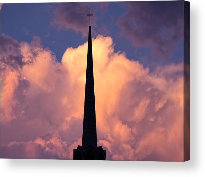 Steeple Acrylic Print featuring the photograph Hope by Brad Boland
