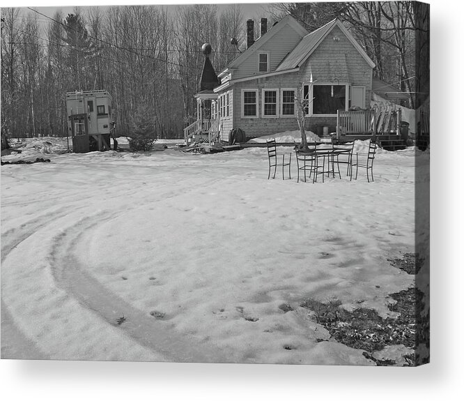 New England Landscape Acrylic Print featuring the photograph Housesitting 40 #1 by George Ramos