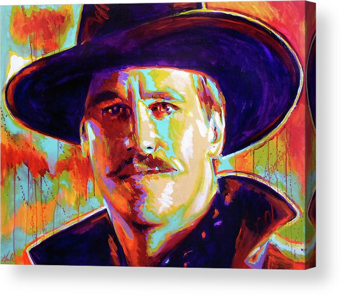 Huckleberry Acrylic Print featuring the painting Huckleberry by Steve Gamba