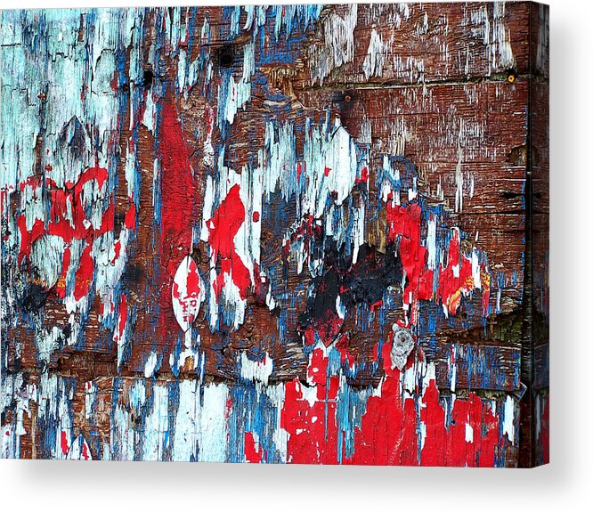 Graffiti Acrylic Print featuring the photograph If Walls Could Talk by Steven Huszar