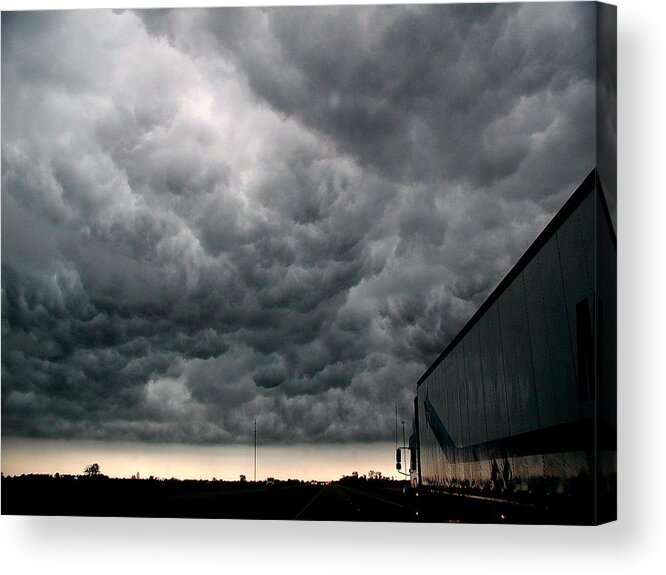 Storm Acrylic Print featuring the photograph Into The Storm by DArcy Evans