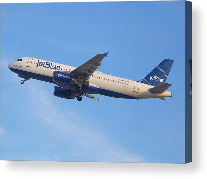 Jet Blue Acrylic Print featuring the photograph Jet Blue by Dart Humeston