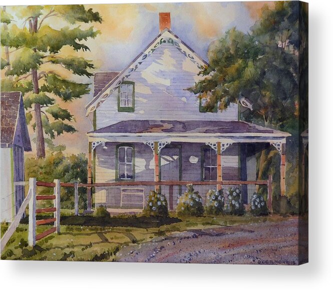 Canada Acrylic Print featuring the painting Joanne's House by David Gilmore