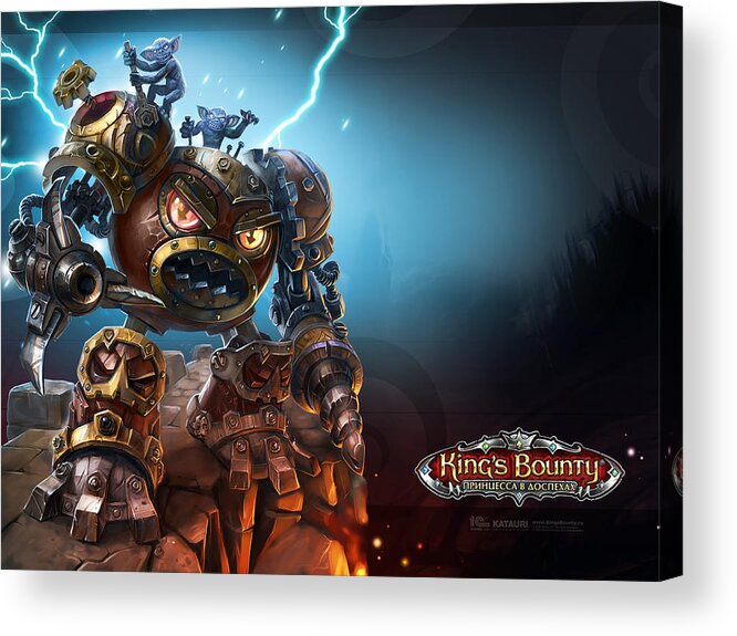 King's Bounty Acrylic Print featuring the digital art King's Bounty by Super Lovely