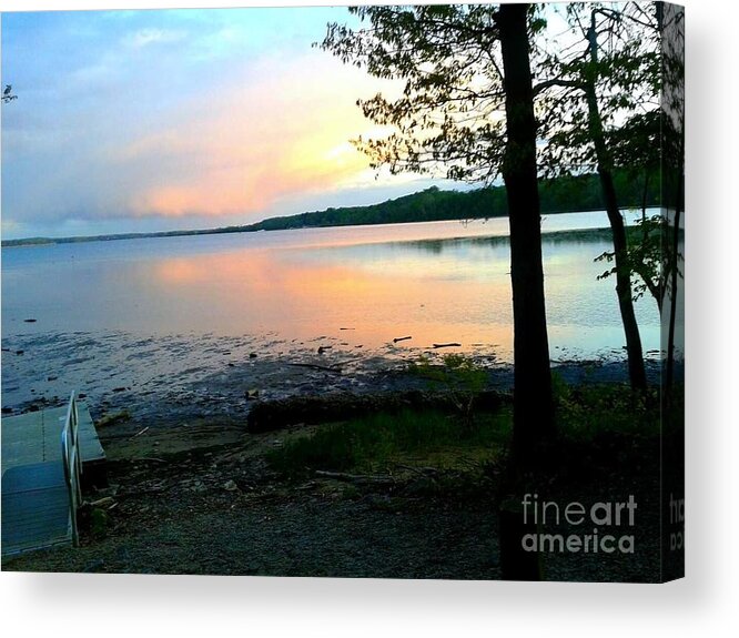 Lake Acrylic Print featuring the photograph Lake in Virginia by Jimmy Clark