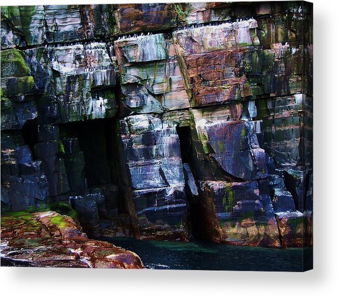 Cliff Acrylic Print featuring the photograph Leaning Tower by HweeYen Ong