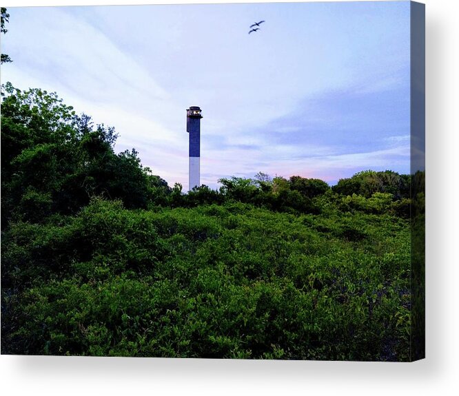Lighthouse Acrylic Print featuring the photograph Lost Lighthouse by Sherry Kuhlkin