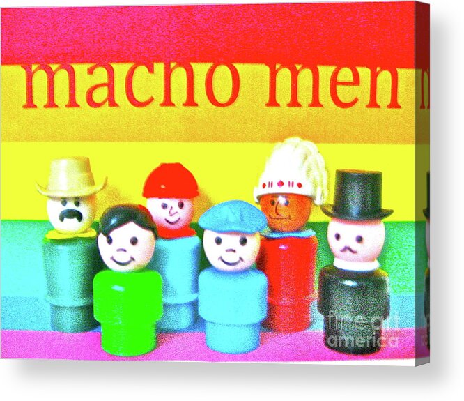 Little Acrylic Print featuring the photograph Macho Men by Ricky Sencion