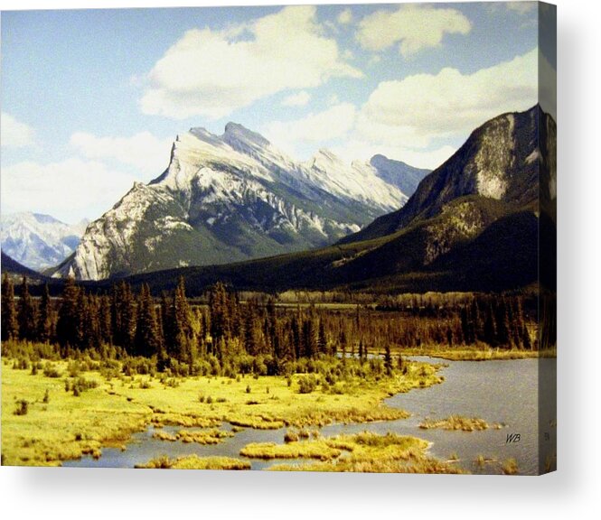 Mount Rundle Acrylic Print featuring the photograph Majestic Mount Rundle by Will Borden