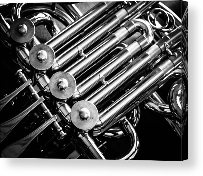 French Horn Acrylic Print featuring the photograph Mechanical Sound by Stacy Michelle Smith