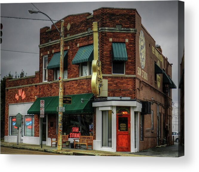 Sun Studio Acrylic Print featuring the photograph Memphis - Sun Studio 003 by Lance Vaughn