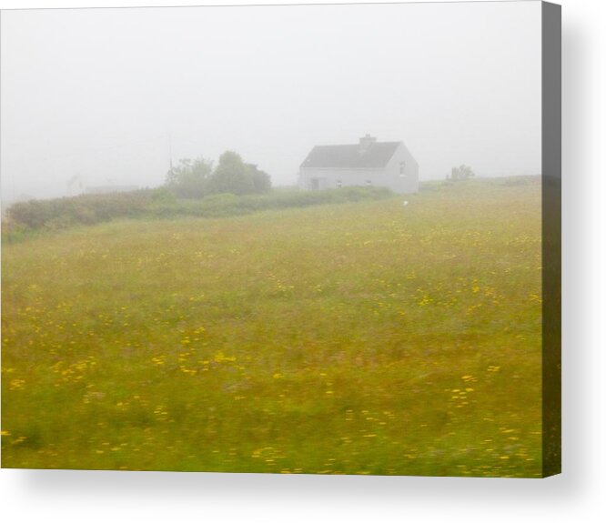 Countryside Acrylic Print featuring the photograph Misty ireland morning by Sue Morris