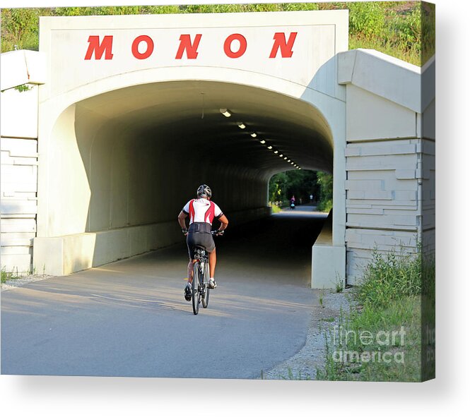 Monon Acrylic Print featuring the photograph Monon Greenway Tunnel, Carmel, Indiana by Steve Gass