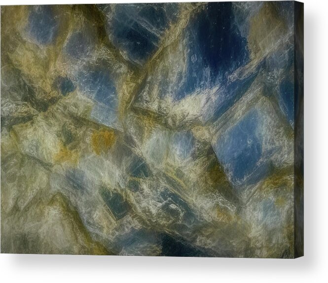 Abstract Acrylic Print featuring the photograph Moody Blues 2 by Teresa Wilson