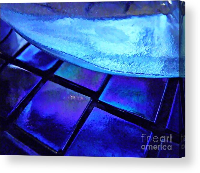 Tile Acrylic Print featuring the photograph Mosaic 4 by Sarah Loft