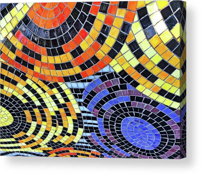 Mosaic Acrylic Print featuring the photograph Mosaic No. 113-1 by Sandy Taylor