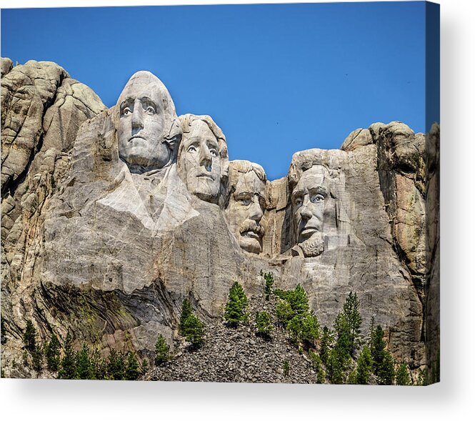 National Memorial Acrylic Print featuring the photograph Mount Rushmore by Jaime Mercado