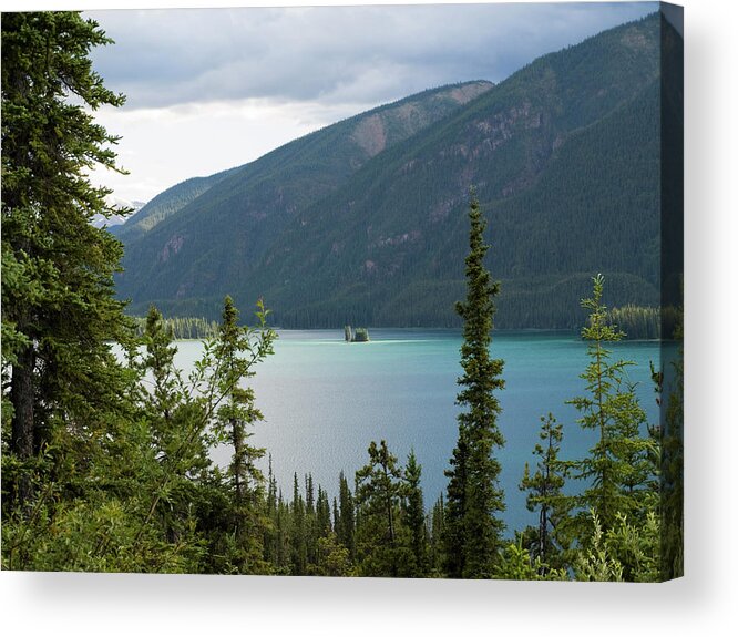 Canada Acrylic Print featuring the photograph Muncho Lake 3 by Tara Lynn