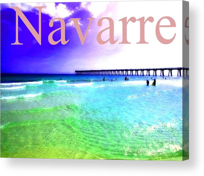 Navarre Acrylic Print featuring the photograph Navarre Beach by James and Donna Daugherty