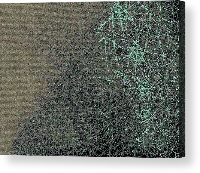 Ethereal Acrylic Print featuring the digital art Neurons by Cooky Goldblatt