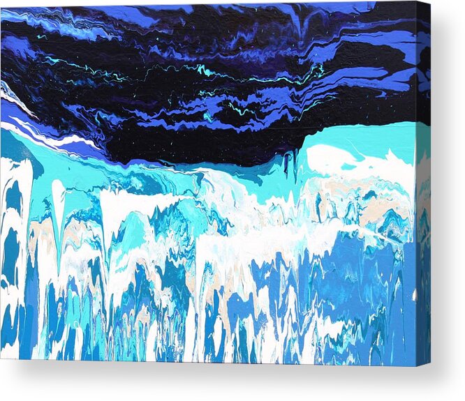 Fusionart Acrylic Print featuring the painting Niagara by Ralph White